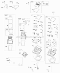 Cylinder Heads Rocker Covers Diagram and Parts List for 613777-0113-E1  Briggs and Stratton Engine